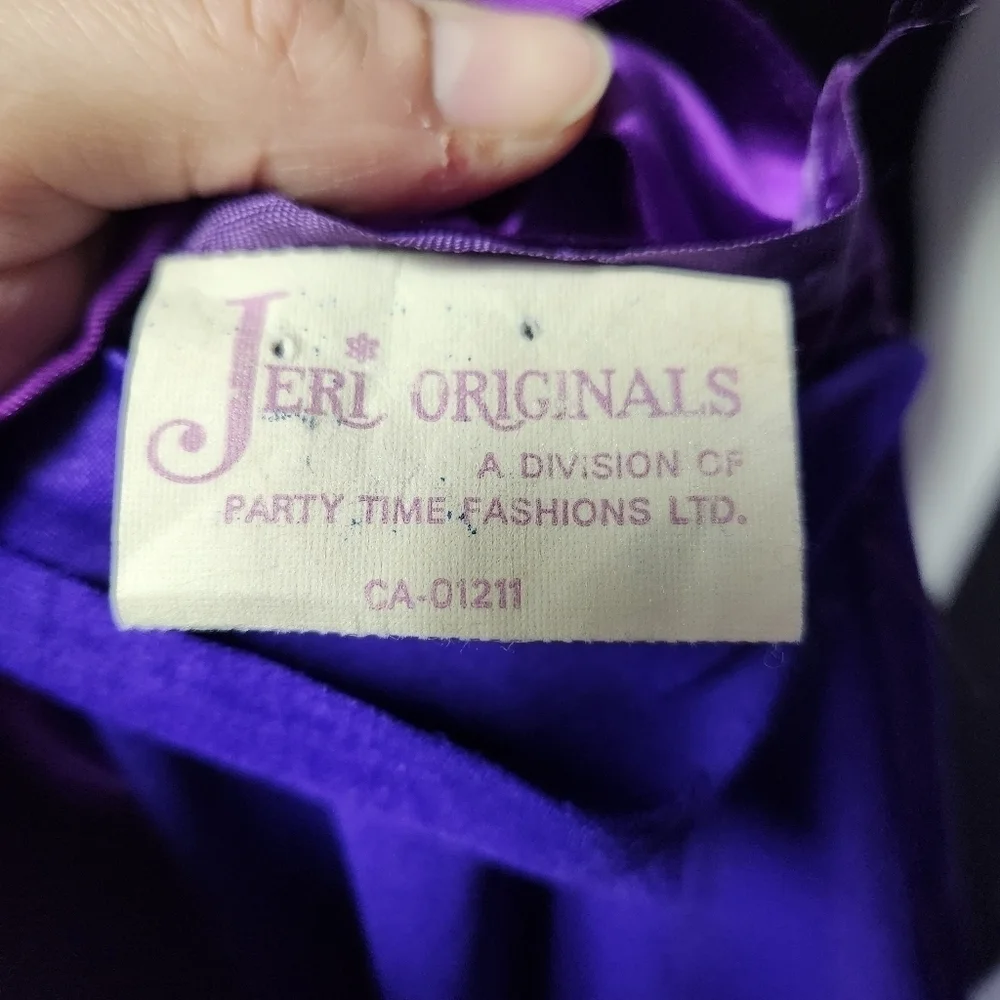 1960's vintage Gothic Victorian gown - Picture 6 of 12